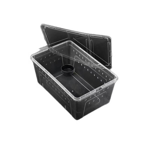 Cajas de cría de reptiles de material PP ligero ecológico recintos para suministros de hibernación ranas con cuernos gusano de seda bebés - Product Image 6