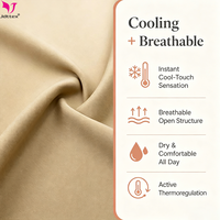 Tela de 300 g/m² con 64 % de Ácido Hialurónico y 36 % de Spandex, Tela Elástica Transpirable y Fresca para el Cuidado de la Piel, para Leggings de Yoga y Prendas Moldeadoras