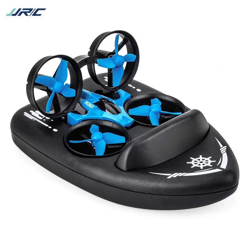 Upgraded H36 JJRC H36F 1/20 2.4G 3 In 1 RC Vehicle Flying Drone Land Driving Boat Mini Drone Model Toys RTR VS E016F