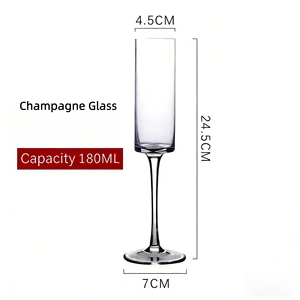 Crystal <strong>Luxury</strong> Cocktail Glass Goblet Classic Design for Household for Wedding Wine <strong>Champagne</strong> Bubble Wine for Couples - Product Image 3