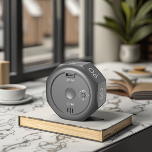 Pantalla de rotación automática de 8 ángulos, Sensor de gravedad, temporizador Visual recargable, temporizadores digitales para aula, cocina, trabajo, estudio - Product Image 4