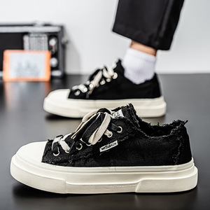 Nouvelles Chaussures en Toile Style Été 2026 pour Hommes – Chaussures de Travail Sportives Respirantes à Semelle Épaisse pour la Conduite – Chaussures Décontractées Tendance Petites Tailles - Product Image 3