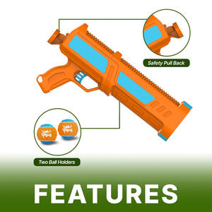 Pistola lanciapalle per cani lanciatrice automatica di palline da Tennis per cani addestramento per animali domestici giocattolo a lunga distanza - Product Image 4
