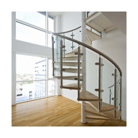 Escaliers en colimaçon en béton de nouveau style Prima Design nouveau modèle escaliers en colimaçon portables pour l'escalier en colimaçon unique extérieur