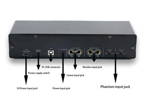 Interfaccia Audio USB Professionale a 4 Canali 24Bit 192kHz per Registrazione dal Vivo Scheda Audio USB 24Bit 192kHz - Product Image 2