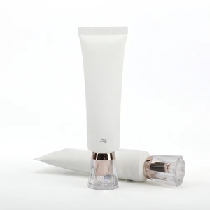 Tubo de Envase de Crema de Manos Blanco Vacío de 25g al por Mayor con Tapa de Rosca Acrílica, Plástico Impreso con Logotipo Personalizado para el Cuidado de la Piel - Product Image 5