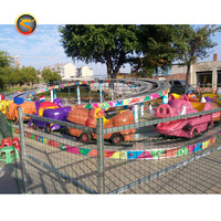 Équipement de parc d'attractions, petit train à roulettes pour enfants, voiture électrique d'escalade, mini-navette à vendre