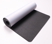 Tapis de souris blanc blanc, impression par transfert thermique, tapis de clavier en caoutchouc mousse, rouleau de caoutchouc, tapis de sol, tapis
