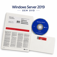 DVD Instalasi Win Server 2019 Standard 64-Bit OS 16 24 48 Core, Pilihan Kunci Lisensi, Aktivasi Online Cepat