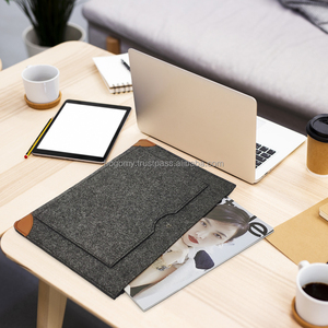 Bolsa de Fieltro Personalizada para Archivos, Maletín de Fieltro para Computadora, Bolsas de Almacenamiento para Materiales de Reuniones, Carpetas con Botones, Paquete de Archivadores para Laptop - Product Image 5