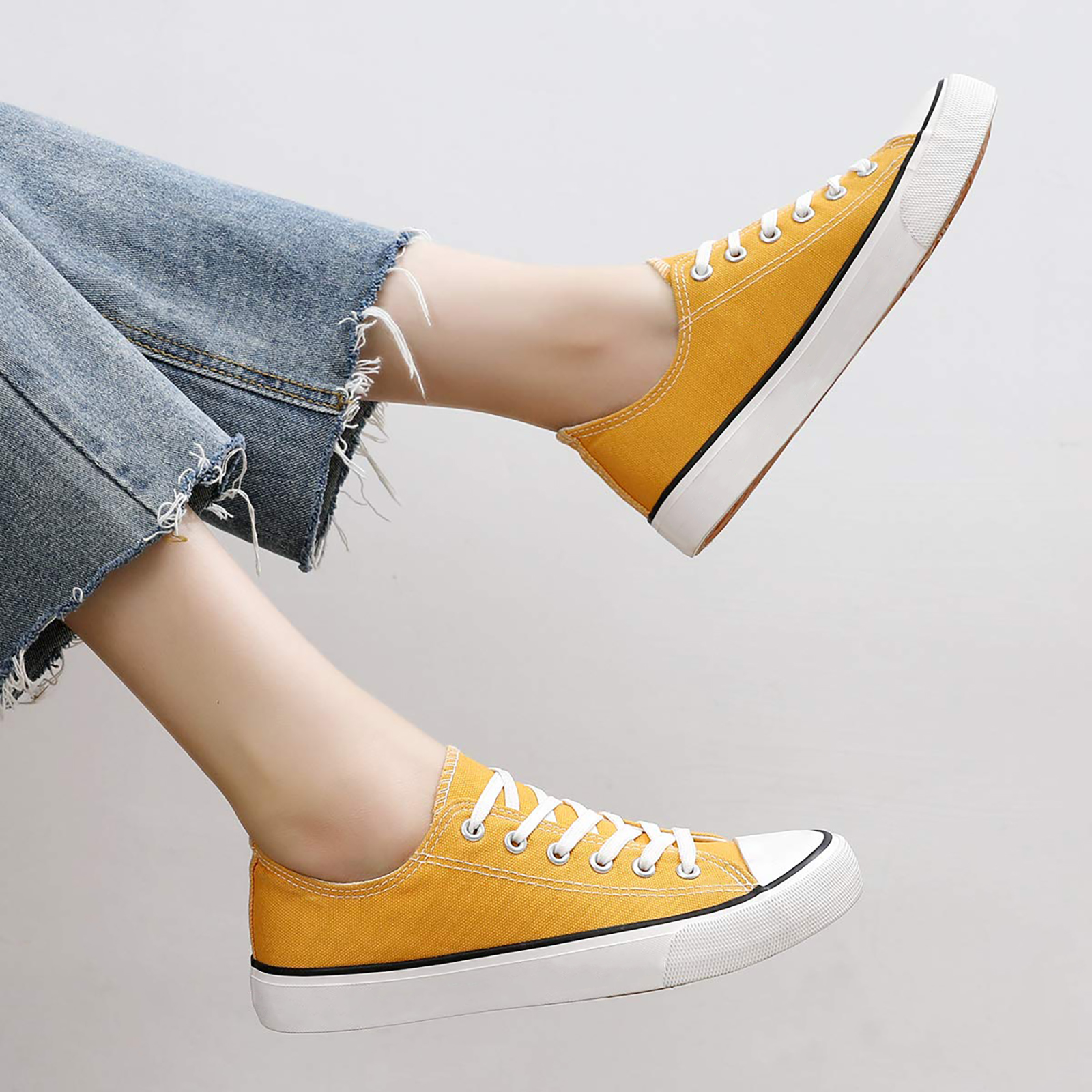 スニーカー LOGO CANVAS SNEAKERS s-l400.jpg