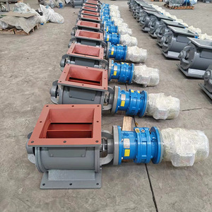 วาล์วปล่อยฝุ่นแบบดาว 400x400 มม. เหล็กกล้าคาร์บอน 1 แรงม้า 380 โวลต์ สามเฟส เครื่องดูดฝุ่นแบบโหลดด้านล่าง - Product Image 1