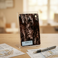 Vente en gros de feuilles de PMMA colorées découpées au laser résistantes aux UV, feuilles d'acrylique moulé effet nacré de 3 mm pour utilisation publicitaire