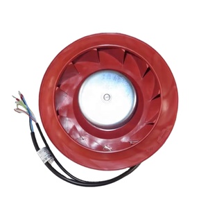 Ventilador centrífugo de refrigeración con regulación de velocidad EC, dispositivo de comunicación ebmpapst R3G220-AE50-01 EC200-277V AC 150W 1.1A 220mm IP44 - Product Image 1