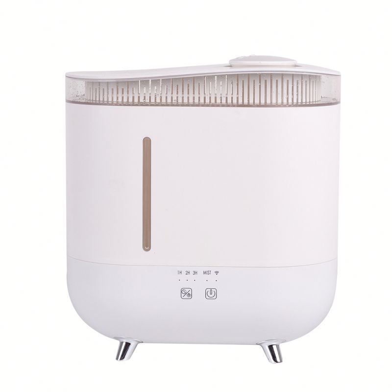 New Ideal WiFi Smart App-Controlled Electric Ultrasonic Plastic Humidifier Humidistat 4L Capacity Custom OEM Household