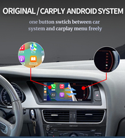 Radio GPS Navi sans fil Linux 8,9 pouces pour voiture, multimédia automobile Carplay pour Audi A4 B8 2009-2016