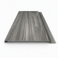 Plafond intérieur en aluminium de qualité supérieure, aspect bois naturel, sans joint, antirouille, isolation thermique, ignifuge, bande décorative, sous-sol 2026