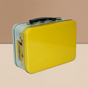 Hot Sale Metal <span class=keywords><strong>Tin</strong></span> Can for Food Impressão Personalizada Lunch <span class=keywords><strong>Tin</strong></span> <span class=keywords><strong>Box</strong></span> Com Tampa Retangular Handle Metal Packaging Container - Product Image 4