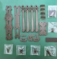 Châssis de drone en fibre de carbone 3K de 295 mm de style H, châssis de quadricoptère de course FPV à 4 axes, kit de corps de drone léger à monter soi-même