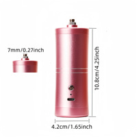 Pistola de Aerógrafo Portátil Mini con Boquilla de 0.3mm |   Herramienta de Pulverización Térmica Nano de Alto Rendimiento para Salones de Uñas y Belleza DIY