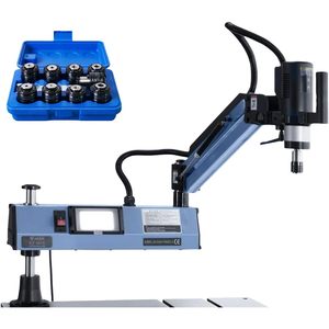 Máquina Roscadora Eléctrica Kezhi KZ-M16 con Brazo Roscador de 360 Grados y 9 Mandriles para Taladradora - Product Image 1