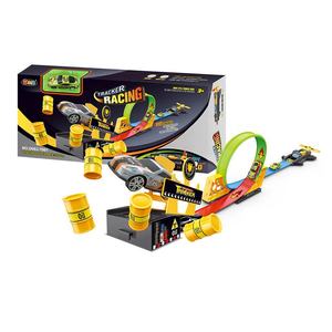 Ensemble de voitures de course lumineuses à traction rapide avec lumière - Product Image 3