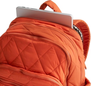 Zaino Grande Bancroft Personalizzato OEM per Donna, Leggero, <span class=keywords><strong>con</strong></span> Chiusura a Cerniera, Fodera in Cotone Organico, Design Ergonomico per Schiena e Spalle, Produttore all'Ingrosso - Product Image 4