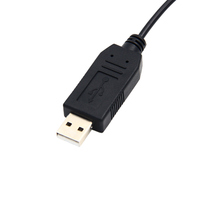 Cable Adaptador Convertidor de Teclado USB HID a Serial RS232 con Chip CH9328 Personalizado, Conexión Directa DB9 Macho/Hembra
