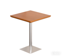 Ensemble table et chaises de salle à manger en acier inoxydable commercial et bois massif, écologique, pour café/thé au lait/dessert/gâteau