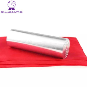 Metamorfosis a través de la bufanda de seda a través del tubo de aluminio Efecto mágico Bobina Close-up Stage Magic Props - Product Image 2