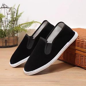 Zapatos de Lona con Suela de Goma para Kung Fu, Artes Marciales y Tai Chi, Forro de Tela de Algodón, Absorbentes de Sudor, Resistentes a las Manchas, para Todas las Estaciones - Product Image 3