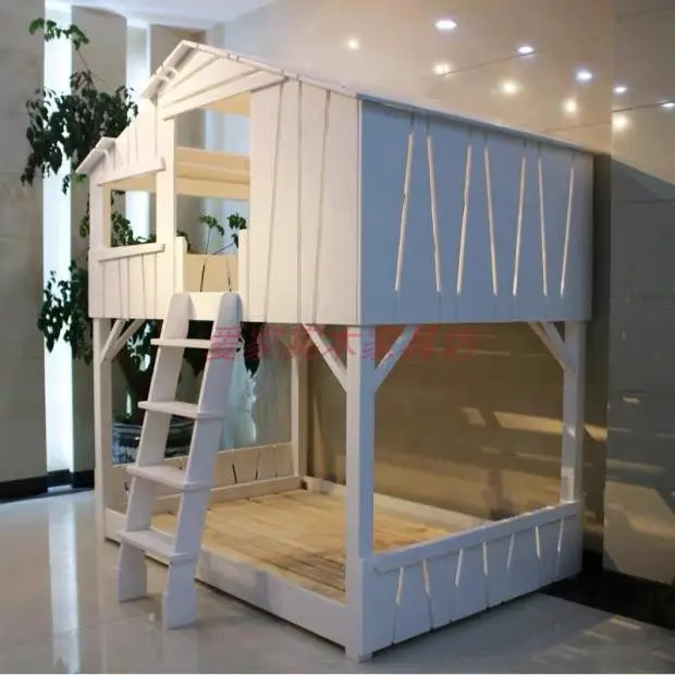 Tempat Tidur Tingkat Anak Laki-laki dan Perempuan, Furnitur Tempat Tidur Kayu Cantik Putri Harga Murah untuk Anak Laki-laki dan Perempuan