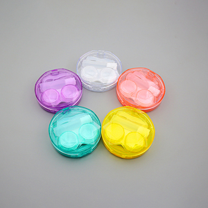 Nouvelle conception, étui <span class=keywords><strong>de</strong></span> rangement classique en plastique <span class=keywords><strong>pour</strong></span> lentilles <span class=keywords><strong>de</strong></span> contact, vente en gros, couleur naturelle - Product Image 5