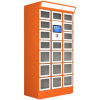 Armoire intelligente de récupération de repas, casier de livraison intelligent double face, armoire de stockage alimentaire chauffante et isotherme