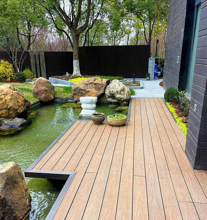 Mothproof Anticorrosion 3D Board Outdoor Wood Floor WPC