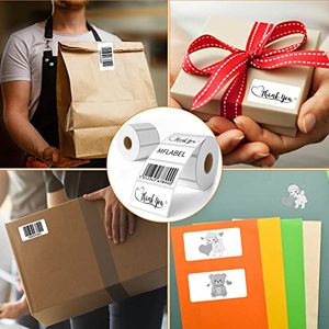 Waterproof Thermal Shipping Label <b>Sticker</b> Barcode Supermarket Self Adhesive Paper Label <b>Roll</b> for Promotion & Grocery Use - Product Image 4