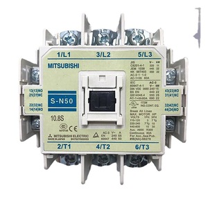Contactor Mitsubishi S-N50 de 80A trifásico para montaje en carril DIN, fabricado en Japón - Product Image 2