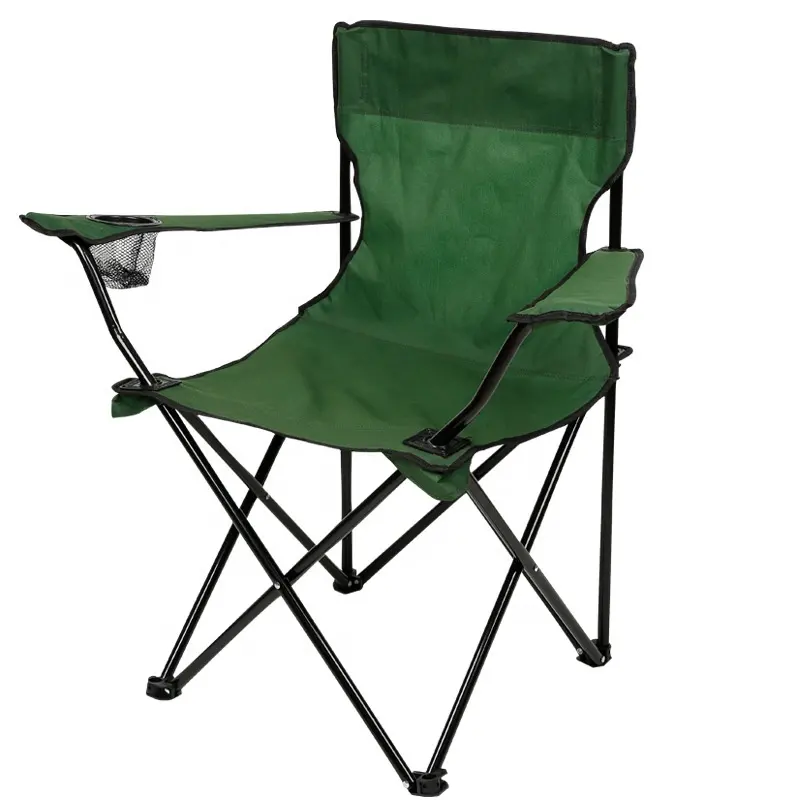 Factory supply With backrest armrest camping leisure camping explosion model simple portable fishing outdoor folding beach chair
