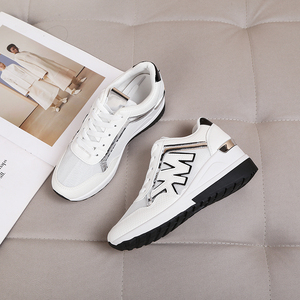 Zapatillas deportivas personalizadas para mujer, zapatos de suela gruesa con aumento de altura, a la moda - Product Image 5