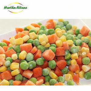 Meistverkaufte IQF Tiefgefrorene Gemüsemischung Halal-Zertifiziert Karottenwürfel Maiskörner Grüne Erbsen Maßgeschneiderte IQF Tiefgefrorene Gemüsemischung - Product Image 2