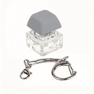 Wholesale <b>Custom</b> Design Logo Mechanical <b>Keyboard</b> Keychain Keycap Relieve Stress Switches <b>Key</b> Chain Decompression Keychain - Product Image 6