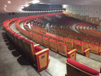 Australie Deluxe églises chaises auditorium théâtre sièges bois fauteuil tissu chaise pliante