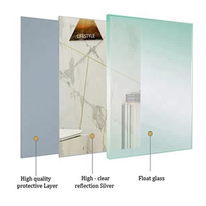 Norhs simplificar baño hexagonal antigua decorativa enmarcada de oro sólido de madera espejo de pared diseños - Product Image 3
