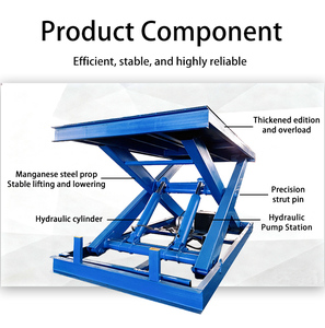 Low Profile Scissor Car <strong>Lift</strong> 5 Ton Hydraulic Compact Design for Sports Cars Low Vehicles Garage Repair System - Product Image 2
