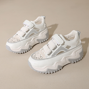 Scarpe da corsa grandi da <span class=keywords><strong>donna</strong></span> con plateau stile Sport <span class=keywords><strong>Tennis</strong></span> <span class=keywords><strong>donna</strong></span> stile passeggio - Product Image 4