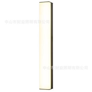 Applique murale extérieure longue et minimaliste moderne, étanche IP65, LED, pour villa, balcon, jardin, cour. - Product Image 2