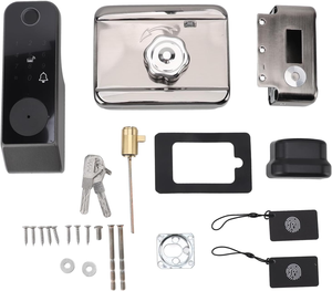 <span class=keywords><strong>Cerradura</strong></span> electrónica inteligente Ttlock Tuya resistente al agua para puertas exteriores, <span class=keywords><strong>cerradura</strong></span> de <span class=keywords><strong>código</strong></span> de huella digital dual eléctrica para puertas de garajes - Product Image 4