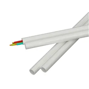 Tubo de pvc elétrico 20mm conduíte elétrico pvc agendamento 40 tubulação de pvc encanamento Tubo de plástico em massa Fabricante