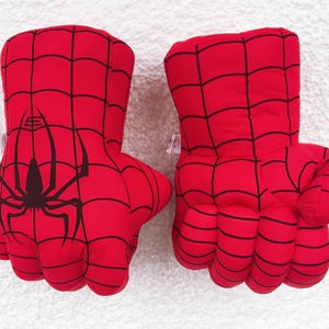 Venta caliente niños guantes de boxeo Navidad Anime Hulks SpiderMan's Hero mitones Super suave felpa fiesta suministros PP algodón relleno - Product Image 2