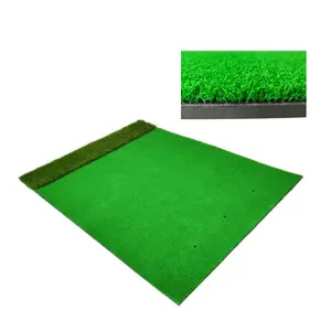 Hoge Kwaliteit Premium Turf Indoor Home Use Chipping Swing Hitting Golf Trainingsmat Met Lang Kort Gras